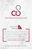 Forever Colorado Co.  hangtag #FactsWithAltitude #6
