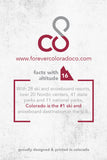 Forever Colorado Co.  hangtag #FactsWithAltitude #16