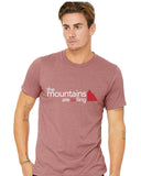 The Mountains Are Calling tshirt front - Forever Colorado Co.