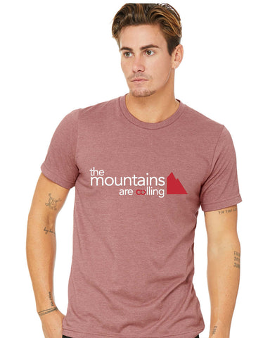 The Mountains Are Calling tshirt front - Forever Colorado Co.