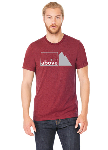 A Mile Above t-shirt front - Forever Colorado Co. 