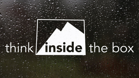 Think Inside the Box Sticker Decal - Forever Colorado Co.
